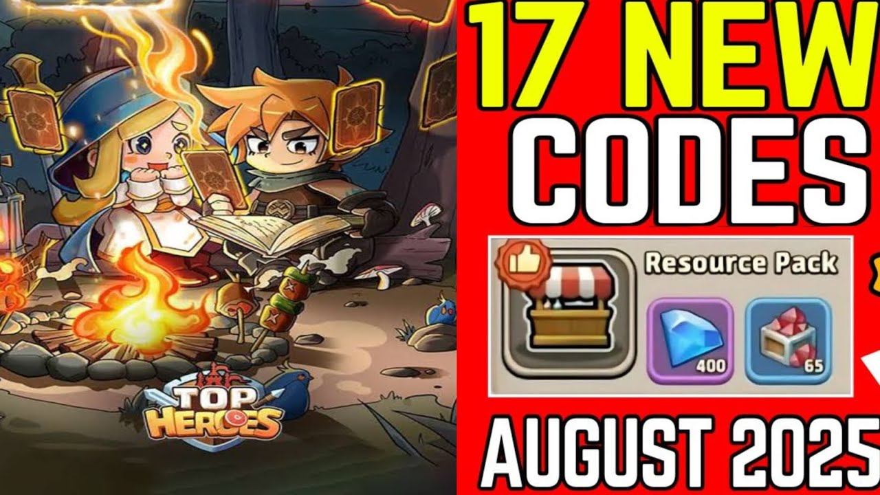 ⚡AUGUST UPDATE⚡Top Heroes Kingdom Saga Gift Codes 2025 | Top Heroes Codes - How To Redeem Code