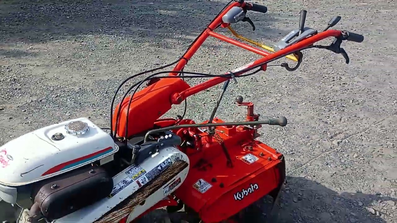 管理機耕運機クボタKUBOTA ガソリンTA6 - YouTube