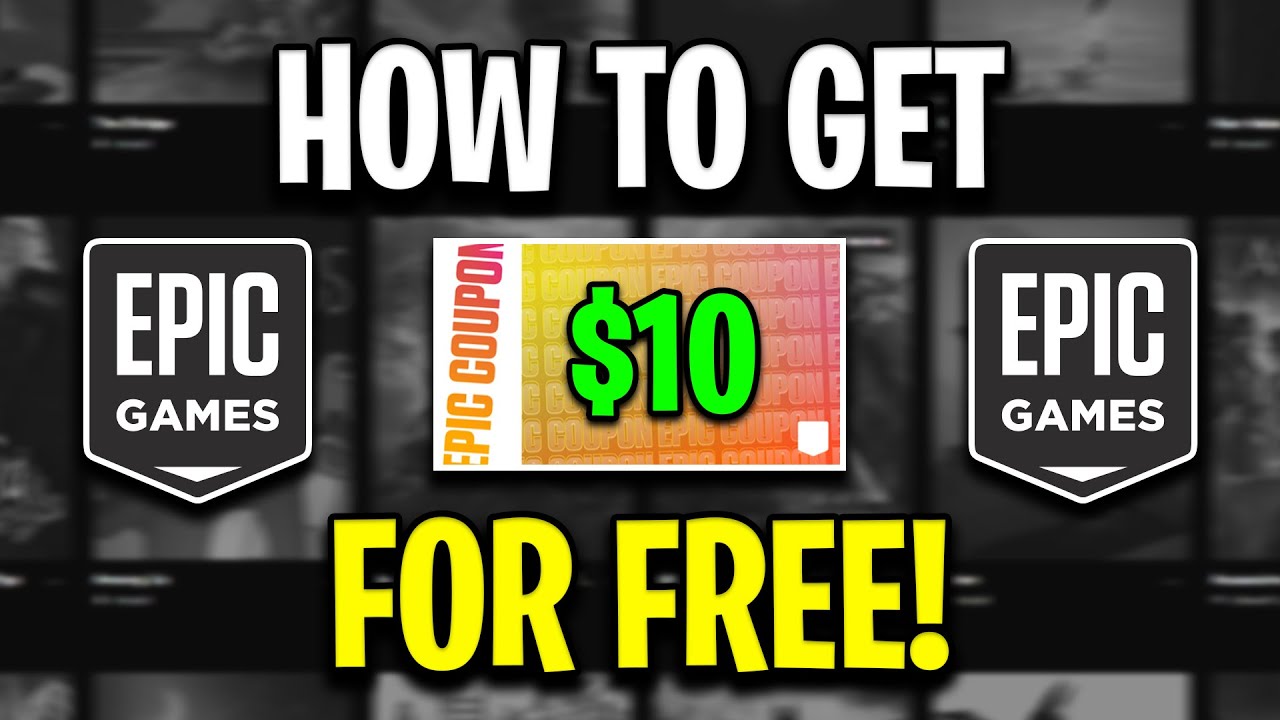 How To Get FREE $10 Coupon In Epic Games Store! (Not Clickbait)