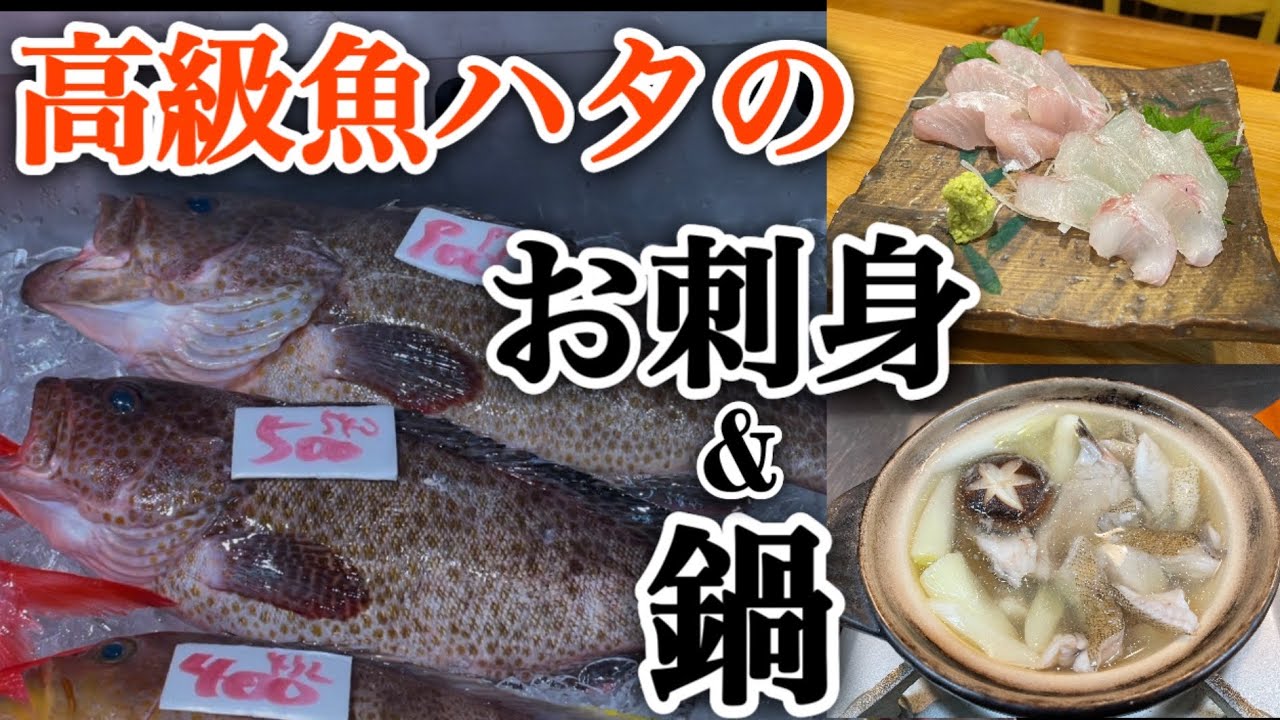 おさしみ 本日まで Akki's Staff Meal [Luxurious Sashimi and Hot Pot Using XX Grouper