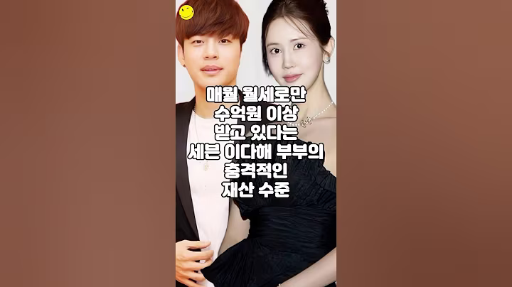 매월 월세로만 수억원 이상 받고 있다는 세븐 이다해 부부의 충격적인 재산 수준