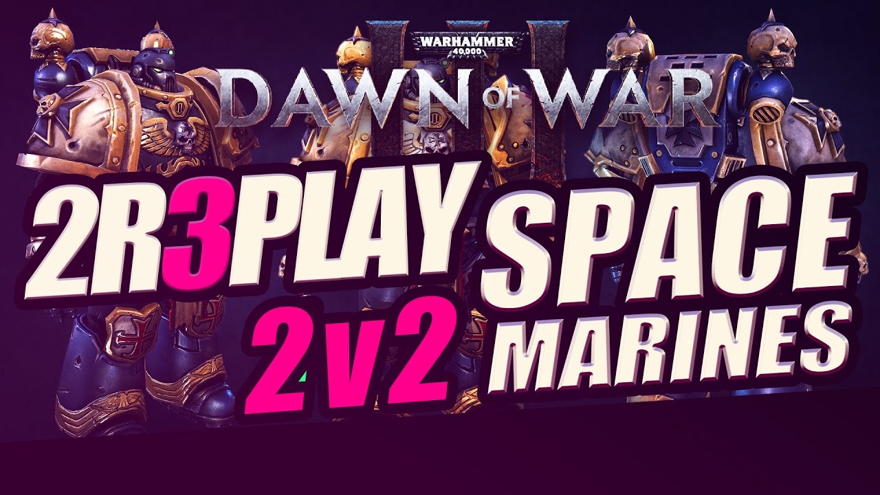 Dawn of War 3 - 2v2 2R3PLAY HOW TO WIN WITH NO MELEE UNITS!?