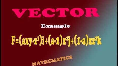 VECTOR  irrational find value of the constant "a" example