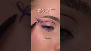 Wing Eyeliner Tutorial For Beginner♥️ #eyemakeup #makeuptutorial #makeup #makeuphacks #youtubeshorts