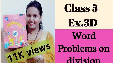 Exercise 3D|CBSE Class-5 math