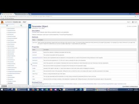 Fusion 360 API Training: Parameters