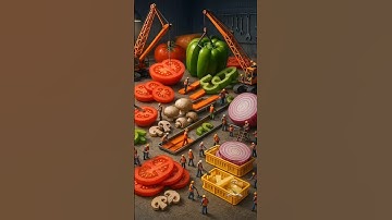 Mini Chefs at Work 👷‍♀️🍕 | Tiny Workers Cooking Magic! | #ai #shorts #anime #tinyworkers #tinyworld