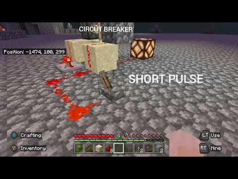 How to turn a constant redstone signal into a pulse