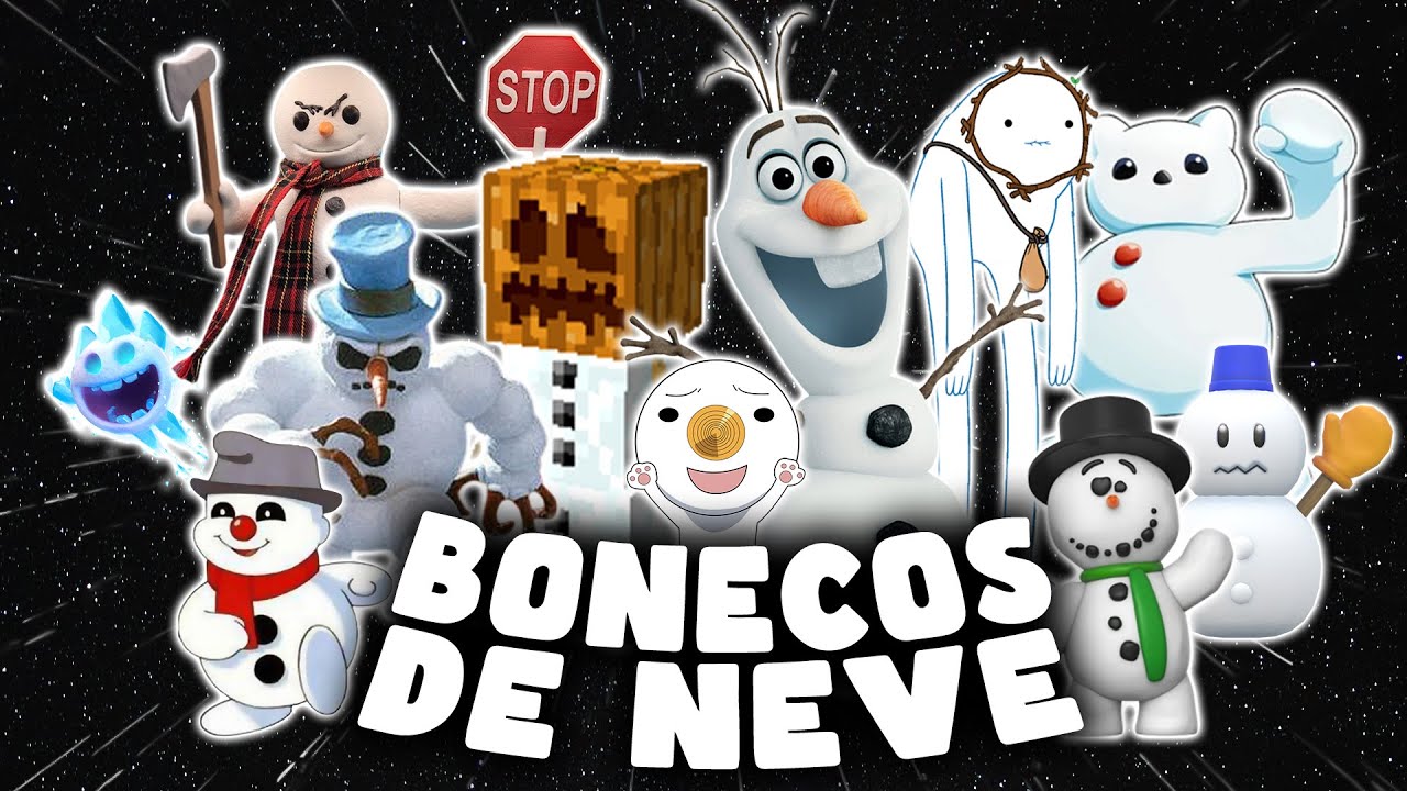 Você conhece TODOS os BONECOS DE NEVE da ficção?