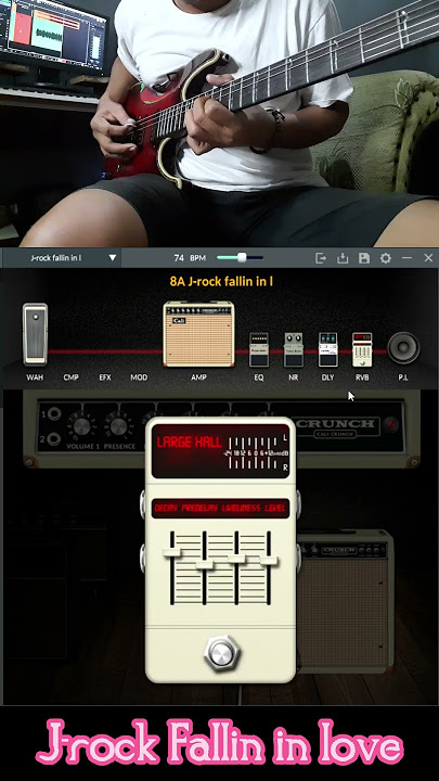 J-rock Fallin in love on NUX Mg300 #nuxefx #nux #nuxmg300