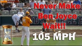 105 MPH Heat!?  Never Make Ben Joyce Wait. #baseball