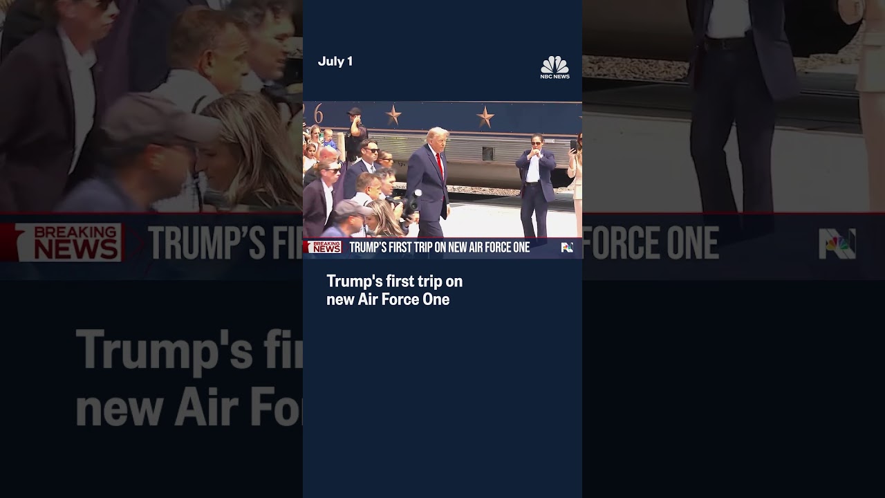 Trump’s first trip on new Air Force One Trump’s first trip on new Air Force One