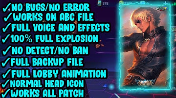 GUSION "K" (KOF) SKIN SCRIPT | 100% EXPLOSION💥 | FULL VOICE/FULL EFFECTS | NO BAN/NO ERROR | LEGIT