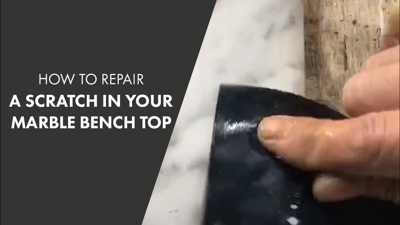 How to Repair a Scratch in Your Marble Bench Top