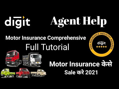 How to issue GoDigit Motor Comprehensive Insurance | GoDigit Agent Help desk | Full Tutorial 2021