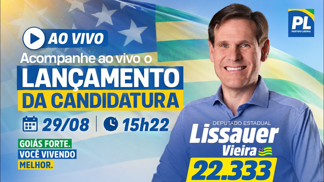LANÇAMENTO DA CANDIDATURA LISSAUER VIEIRA - 2026