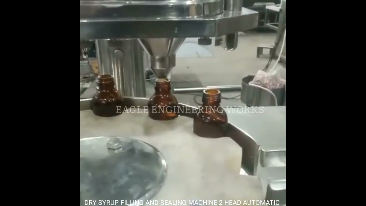 Dry Syrup Filling and Sealing Machine 2 Head Automatic