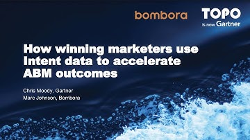 How winning marketers use Intent data to accelerate ABM outcomes