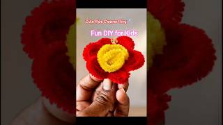 Pipe Cleaner Ring Craft for Kids 💍 | Easy & Fun DIY Craft Activity #Shorts #kidsactivitiesblog #diy