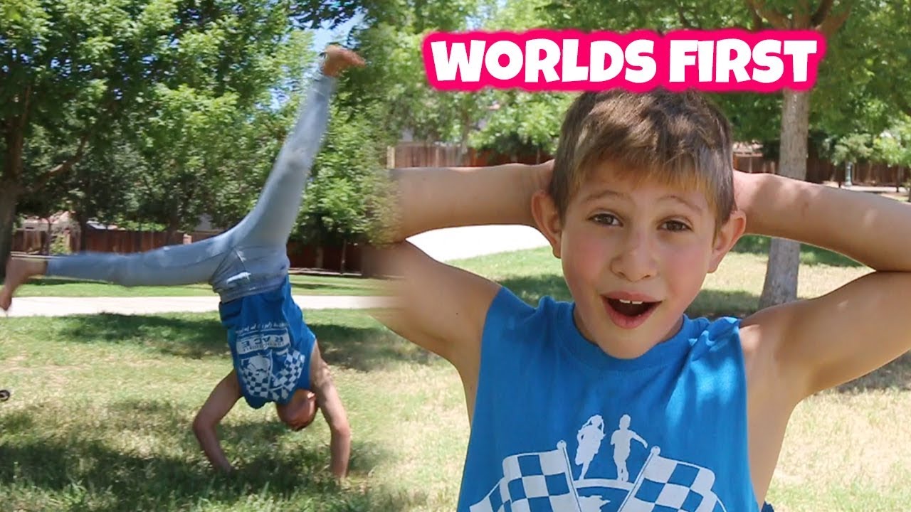 9 YEAR OLD BREAKING A WORLDS YOUNGEST RECORD!! YouTube