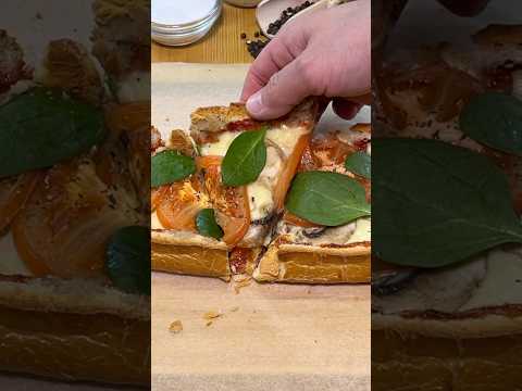 ВКУСНЕЕ ПИЦЦЫ И ВКУСНЕЕ БУТЕРБРОДОВ! ЗАВТРАК ЗА 5 минут! #shorts #еда #кулинария
