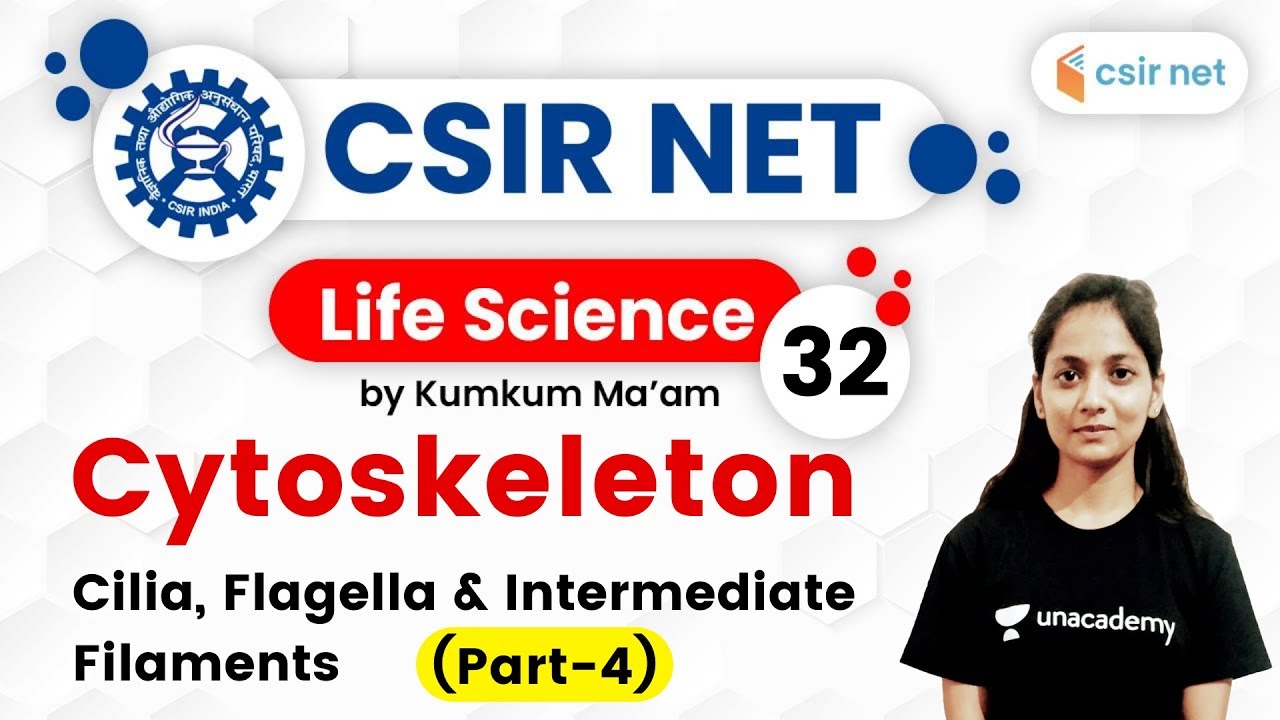 04:00 PM - CSIR UGC NET 2020 | Life Science by Kumkum Ma'am | Cytoskeleton (Part-4)