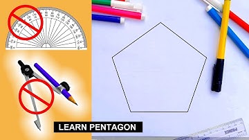 pentagon without protractor without compass