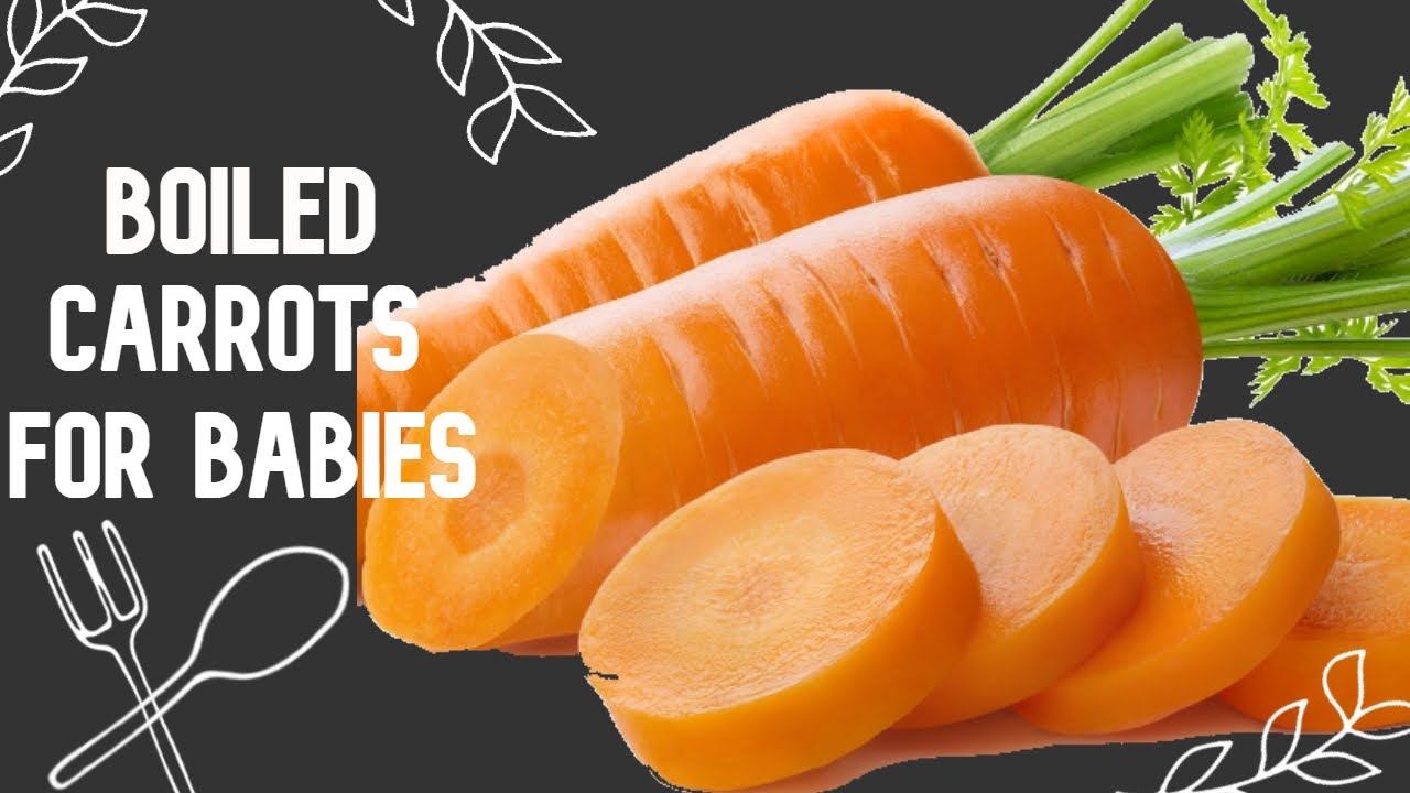 Boiled Carrots For Babies How to Make Carrot Puree for Babies