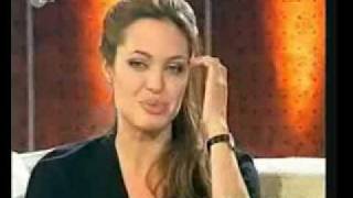 Angelina Jolie German Talk Show Interview: Wetten dass... Part 1