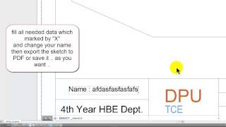 Importing And Edit The Templates By Autocad 2014