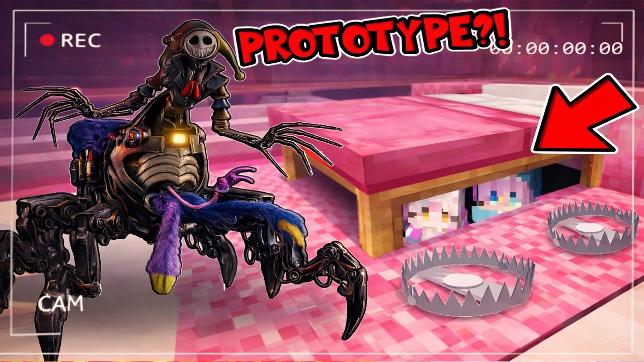 MOMON & ATUN SEMBUNYI DI BAWAH RANJANG UNTUK MENGHINDARI MONSTER PROTOTYPE @BANGJBLOX