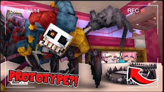 MOMON \u0026 ATUN HIDE UNDER THE BED TO AVOID THE @BANGJBLOX PROTOTYPE MONSTER
