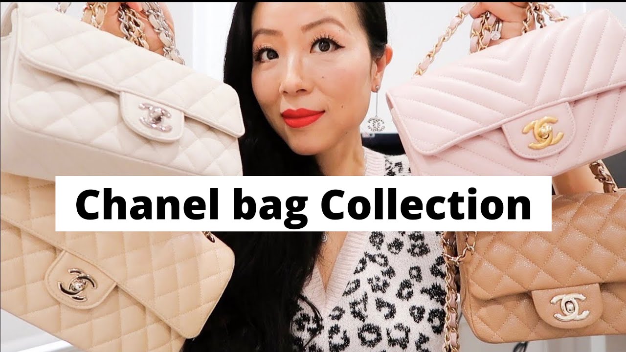 Entire Chanel Handbag Collection Chanel purse peace? YouTube