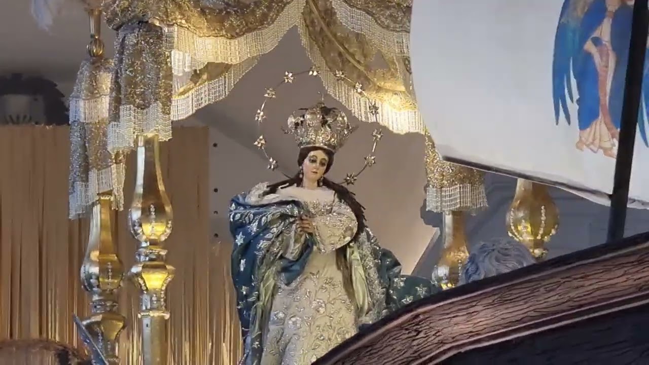 Salida templo, La Patroncita, Inmaculada Concepción Villa Nueva. 07.12.2022