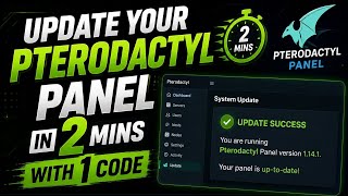 How to Update Pterodactyl Panel in 2 Minutes | One Command (2026)