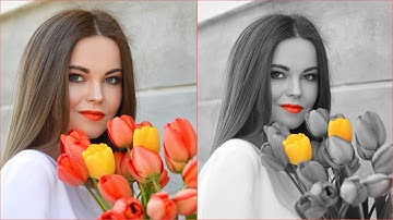 Photoshop Tutorial #03: How To Isolate Color While Convert Photos to Black and White in Photoshop