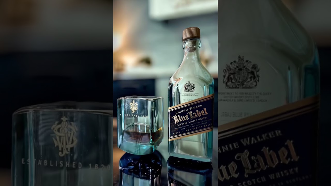 Vaso de #whisky reciclado botella #johnniewalker #bluelabel  #whiskylover #whiskylife #whiskyfun