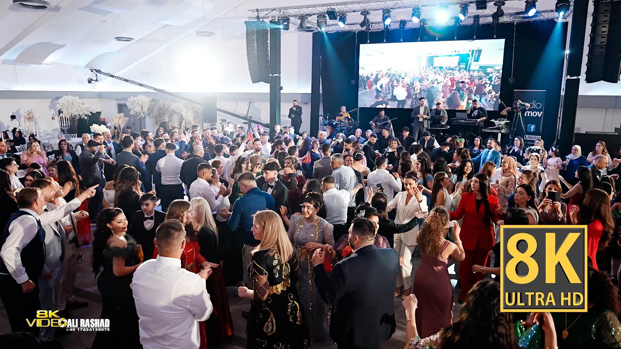 اضخم حفل زفاف جنكيز & سيلفا | الفنان علي قاضي اعراس اكراد عفرين في المانيا 😍😍