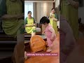 Little baby looking for a stool—so fun! / 작은 아기 의자 찾는 거, 재미있어!