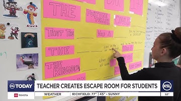 Utah teacher creates escape room for students