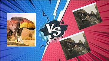 Edmontosaurus Vs 2 Spinos - Path of titans fights