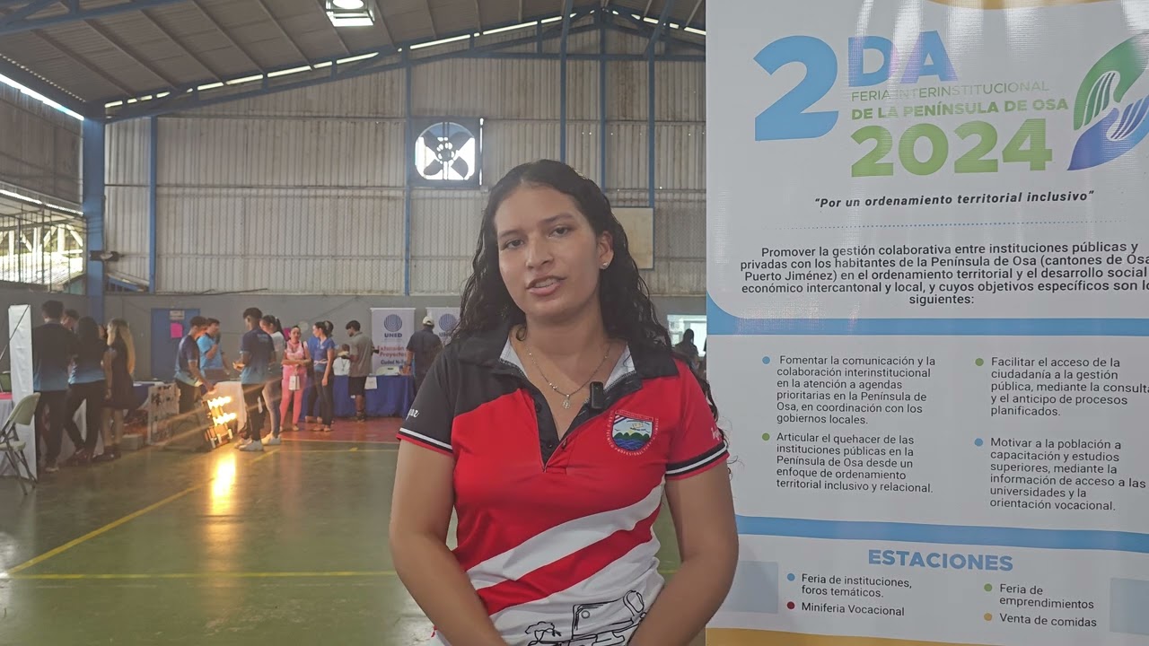 Estudiante Colegio Técnico Profesional de Puerto Jiménez