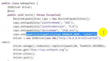 How to automate web iOS app using Appium