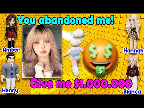 TEXT TO SPEECH I Was Adopted By A Rich Family After My Stepmother Kicked Me Out Roblox Story