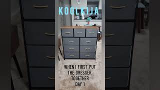 Fix YITAHOME fabric dresser. If fabric dresser drawers are sagging here's how to fix it!