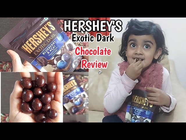 Hershey's Exotic Dark Chocolate Blueberry Review | Hershey