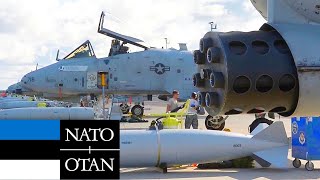 The World's Most Powerful Attack Aircraft A-10 Thunderbolt II US Air Force in Estonia.