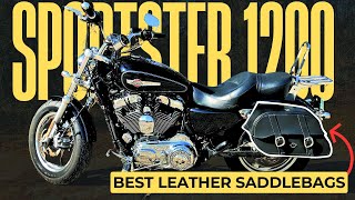 Best Harley Leather Saddlebags For Sportster 1200C