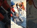 This Dog Refused to Leave Until the Avalanche Victim Was Found #animalrescue #dog