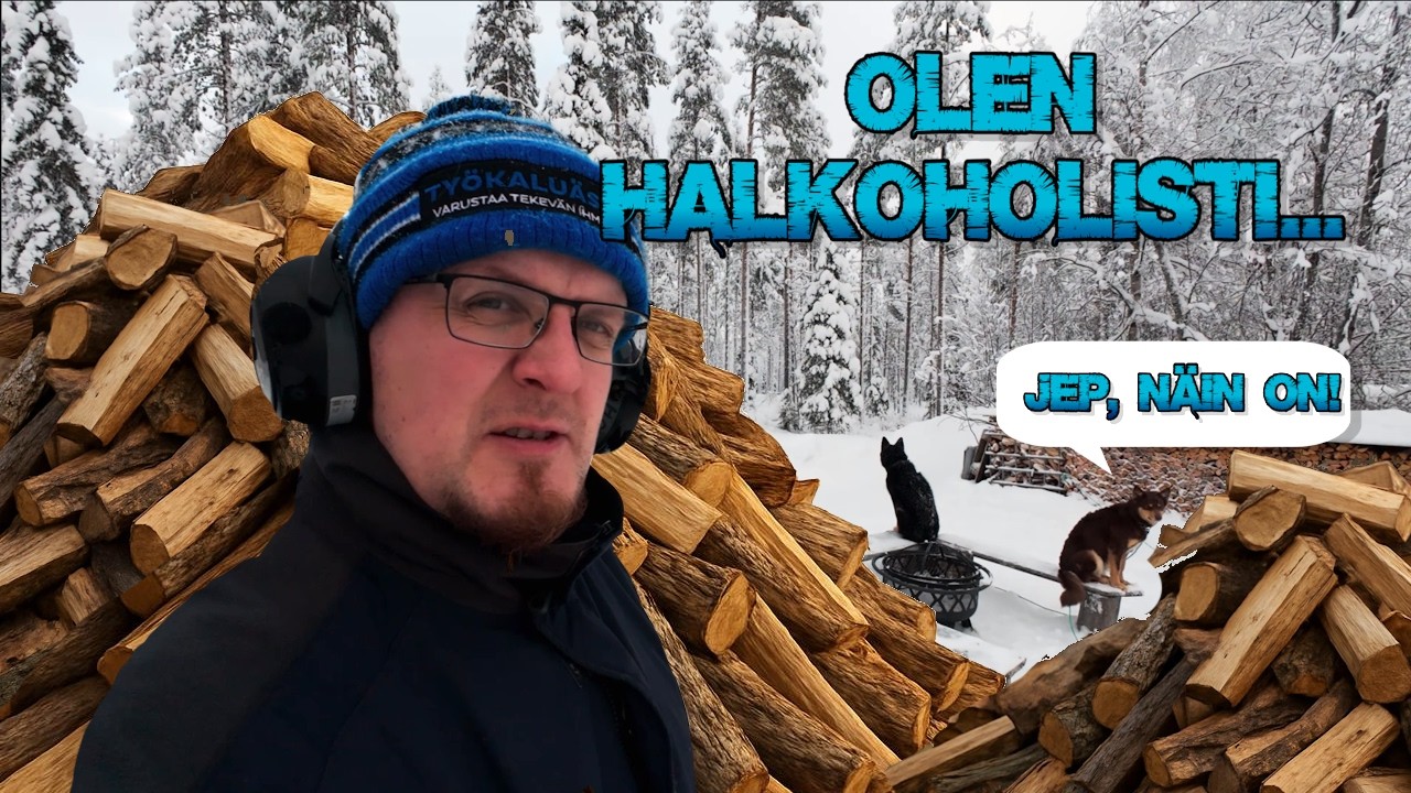 Tunnustan, olen halkoholisti...